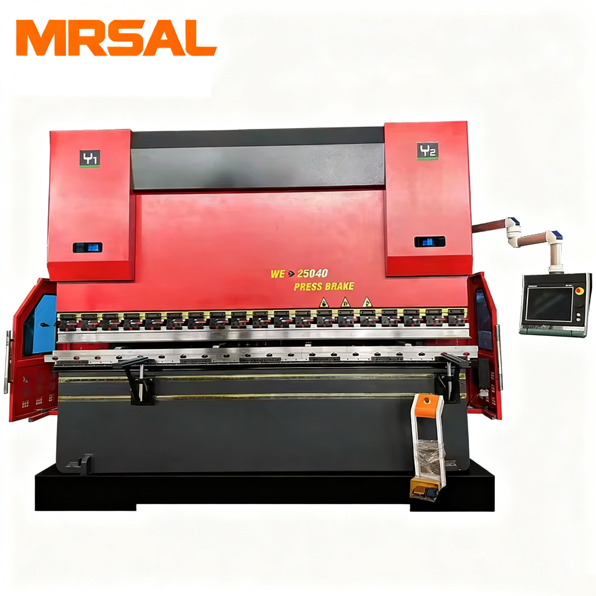 250 Ton x 4000 mm, 6+1-Axis CNC Press Brake with DELEM DA66t Control System